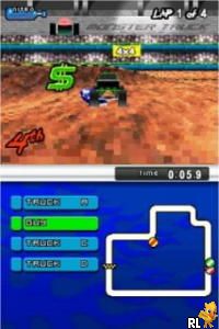 2 Games on 1 Card – Monster Trucks Mayhem & ATV – Thunder Ridge Riders (Europe) (En,Fr,De,Es,It)