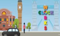 Clock Works Color Switch Clock