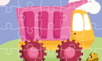 Cute Kids Trucks Jigsaw