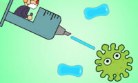 Flying Injection Virus Game