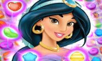 Jasmine Aladdin Match 3 Puzzle