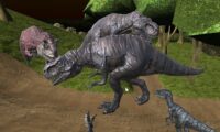 Midnight multiplayer dinosaur hunt