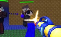 Modern blocky paintball Survival