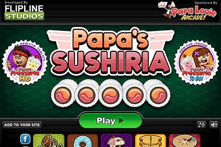 Papa’s Sushiria
