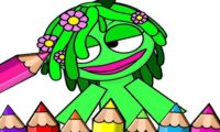 Sprunki Coloring Music Anime