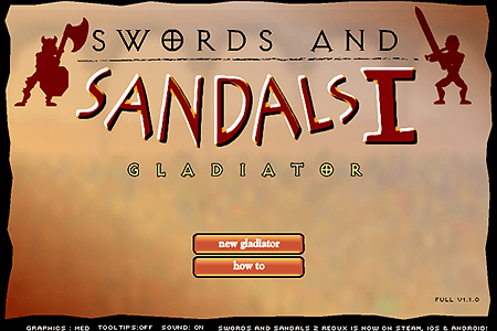 Swords and Sandals: Gladiator