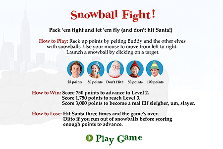 Elf Snowball Fight!