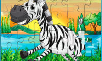 Happy Animals Jigsaw Game