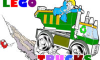 Lego Trucks Coloring