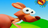 New game kangaroo jumping and running
