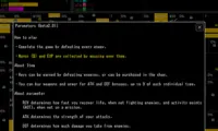 Parameters