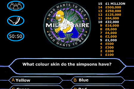 Simpsons Millionaire