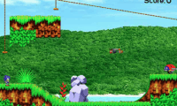 Sonic on Angel Island