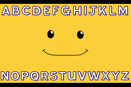 The Alphabet With Face