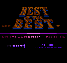 Best of the Best – Championship Karate (Europe)