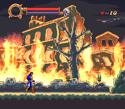 Castlevania – Dracula X – Remove final boss room pits