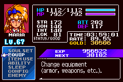 Castlevania – Maria of Sorrow – Easy
