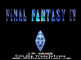Final Fantasy IV (Japan) (Rev 1) [En by J2e v3.21] [Bug Fix by Deathlike2 v1.0a] (Yang’s HP Fix)