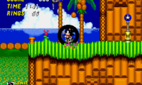Flames in Sonic 2