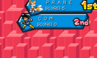 Goku GT over Sonic
