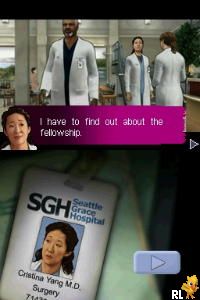 Grey’s Anatomy – The Video Game (Europe) (En,Fr,De,Es,It)