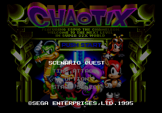 Knuckles’ Chaotix (Feb 2, 1995 prototype)