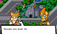 Mario in Sonic Battle