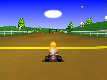 Mario Kart 64 CPUs use human items including shells