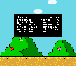 Mario Saves Fermin’s Birthday