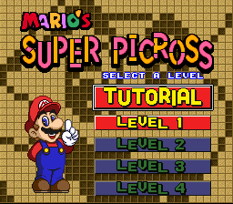 Mario’s Super Picross English Translation