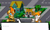 Mega Man in Sonic Battle