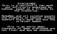 Mega Man: The Sequel Wars Episode Red Demo P1 (v1.01)