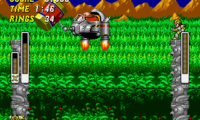 Megaman X in Sonic 2