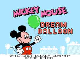 Mickey Mouse – Dream Balloon (USA) (Proto)