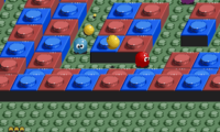 Pac-Mania arcade style tiles/sprites/colors