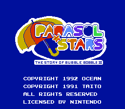 Parasol Stars – Rainbow Islands II – The Story of Bubble Bobble III (Europe) (Beta)