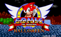 Red Sonic The Hedgehog Halloween