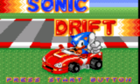 Sonic Drift (Japan) (Sample)