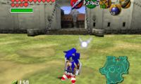 Sonic in Ocarina of Time