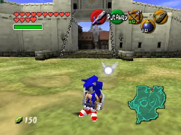 Sonic in Ocarina of Time