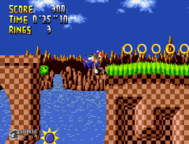 Sonic the Hedgehog (USA, Europe) [Hack by Team Lost Land v4.0] (~Sonic – The Lost Land)