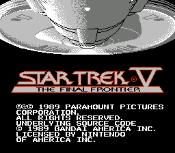 Star Trek V – The Final Frontier (Proto)