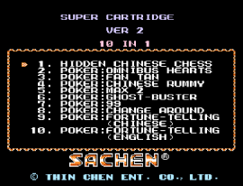 Super Cartridge Ver 2 – 10 in 1 (Asia) (Unl)