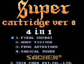 Super Cartridge Ver 8 – 4 in 1 (Asia) (Unl)