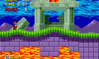 Super Mario in Sonic the Hedgehog 1