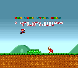 Super Mario World – Super Mario Bros. 1 Style Hack (2022 Update)