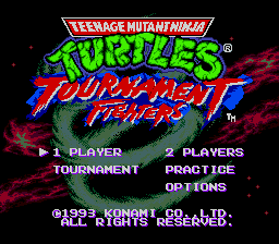 Teenage Mutant Ninja Turtles – Tournament Fighter – Playable Bosses