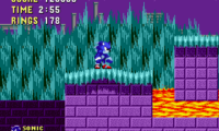 Werehog sonic in sonic 1 v2 By Axel