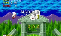 White Sonic in Sonic 1 (First Release)