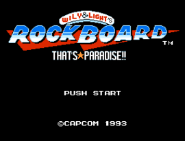 Wily & Light no Rockboard – That’s Paradise (Japan) [En by Interordi v1.1] (Mega Man Version)